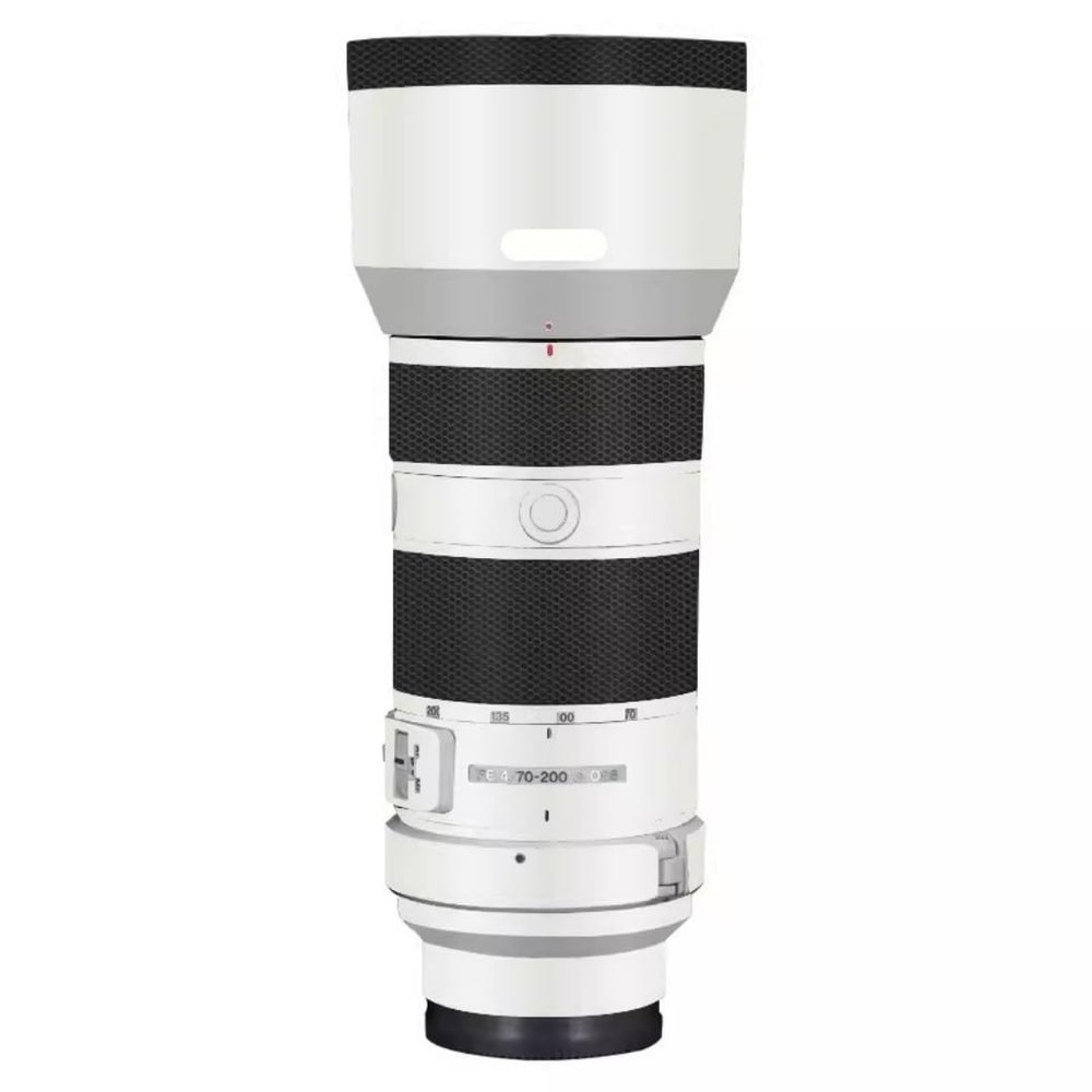 Skin Lens Camera Skin Wrap Vinyl Protective Sticker Photography Accessories for Sony FE 70-200mm F4 G 70-200 F4 G(Stain White)