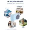 Bewinner 4K Digital Camera, 36MP Autofocus Vlogging Camera, 15x Zoom and 3" Screen, Vintage Camera for Adult Beginners (White) view 3
