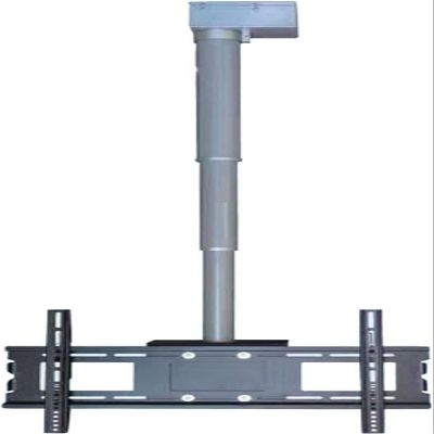 GDMEPMU Electric Ceiling TV Mount, Motorised, Telescopic Motorized Tv Mount, Adjustable Ceiling TV Mount Bracket, TV Lift Mechanism with Remote(120cm)