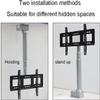 GDMEPMU Electric Ceiling TV Mount, Motorised, Telescopic Motorized Tv Mount, Adjustable Ceiling TV Mount Bracket, TV Lift Mechanism with Remote(120cm) view 3
