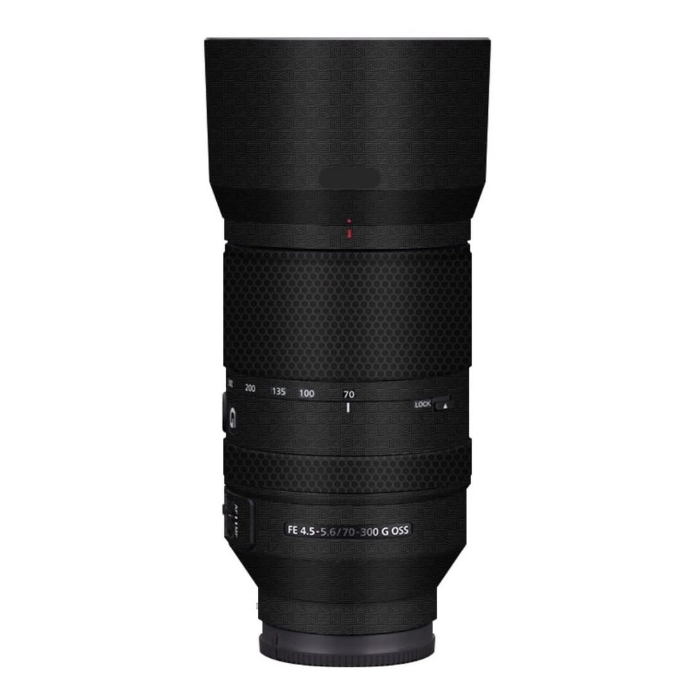 Lens Skin Vinyl Wrap Film Camera Protective Sticker for Sony FE 70-300mm F4.5-5.6 Photography Accessories 70-300 4.5-5.6(Armor Fiber Black)