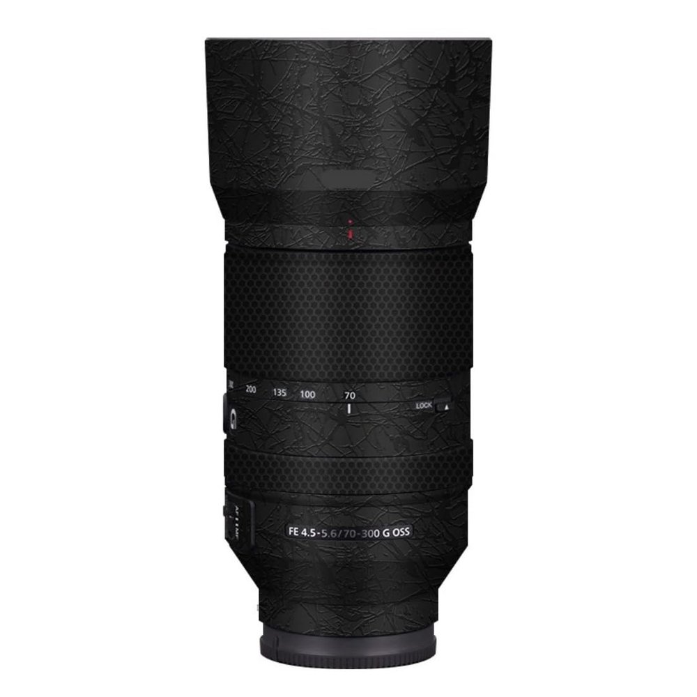 Lens Skin Vinyl Wrap Film Camera Protective Sticker for Sony FE 70-300mm F4.5-5.6 Photography Accessories 70-300 4.5-5.6(Splash Ultra Black)