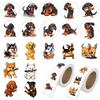 1000 Pcs Dogs Stickers Bulk 2 Roll 1 Inch,Funny Puppy Pet Stickers for Boys Girls.Cute Animal Sticker Pack for Book Water Bottles Laptop view 1