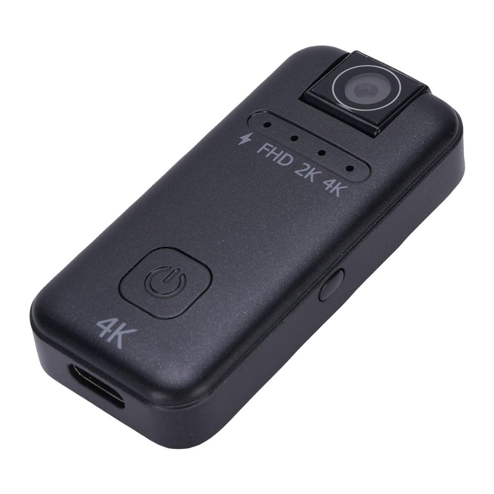 PUSOKEI Portable Sport DV Camera, 4K Ultra HD Wide Angle Water Proof Cycling Recording with Intelligent Shake Prevention for OS X, Playback Support