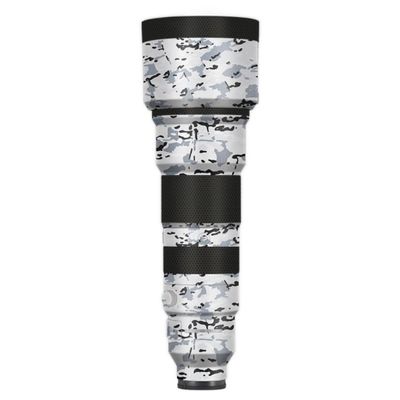 Camera Lens Skin Anti-Scratch Sticker for Sony FE 400-800mm F6.3-8 G Coat Vinyl Protective Film Decals 400-800 6.3-8(Snow Camouflage)
