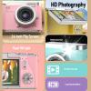 PUSOKEI 1080P 48MP Digital Camera, Compact Video Camera with Flip Screen & 8X Zoom, Vlogging Camera for Travel Photography (Green) view 3
