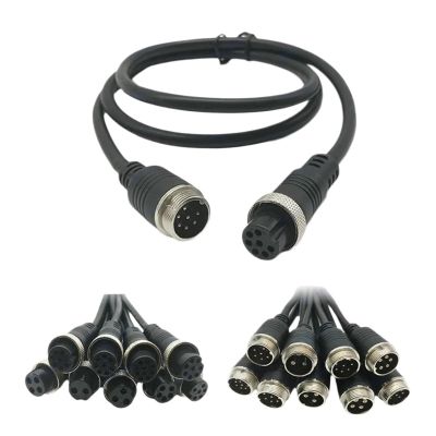 1Pcs GX16 2 3 4 5 6 7 8 10 Pin Male to Female Extension Cable GX-16 Aviation Connector for Camera Security DVR 1m 2m 5m 10m(5M,6Pin)