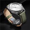 2022mm Men Women Sailcloth Nylon Butterfly Buckle Waterproof Quick Release Watchband fit for Omega/Seiko(Red,22mm) view 3
