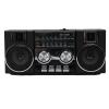 Heayzoki Portable FM AM SW Radio, 4 in 1 Full Band Radio with RGB Bluetooth Speaker, Clear Sound Quality, Dual 5W Drivers, Type C Charging, Lightweight for Garden Park Bathroom (Black) view 1