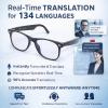 Denash AI Translation Smart Glasses,AI Translator Glasses Support 134 Languages Real Time Translation,Bluetooth Audio Sunglasses with Speakers for Travel Business Calls view 4