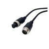 1Pcs 1Meter M12 4Pin Aviation Male/Female Extend Cable GX12 4 PIN Video and Audio Connector for Camera Security DVR(Male to Female) view 1