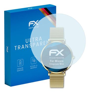atFoliX Screen Protection Film compatible with Mivora Eleganza Mini Screen Protector, ultra-clear FX Protective Film (3X)