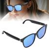 ASHATA AI Smart Sunglasses Translator Blue, 100+ Languages Bluetooth AI Translation Audio Glasses Built in Mic & Speaker, Real Time Translation, 5H Playtime view 2