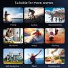Serounder 1080P Body Camera Vlog Camcorder, Audio Cam Multi Axis Stabilization 270 Degree and 180 Degree Lens Rotation with 1.53 Inch Screen for Work, Travel, Pet Walking view 3
