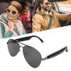 ASHATA AI Smart Sunglasses Translator, Bluetooth AI Translation Glasses Support Music & Calls, Real Time Translation, Open Ear Bluetooth Audio Sunglasses view 3