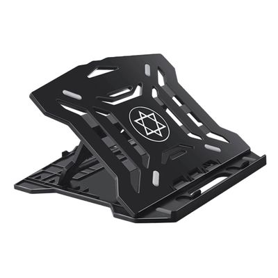 ADOCARN Adjustable Folding Laptop Stand Holder with Cooling Support for Notebook and Tablet Ergonomic Desktop Rack for Gaming Video and Office Use Portable Computer Riser Random Color
