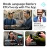 Vital Smart Glasses for Men AI Translation  Open-Ear Bluetooth 5.3 Audio, 164-Language Translator in Phone App Vital Smart Glasses for Women UV400 Blue-Light Blocker Voice-Assistant Eyewear AI Glass view 4