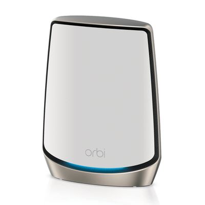 NETGEAR Orbi Tri-Band WiFi 6 Mesh Add-on Satellite (RBS860) - Works with Orbi RBR860S and RBK863S, Adds Coverage Up to 2,700 sq. ft., AX6000 (6Gbps) (Renewed)