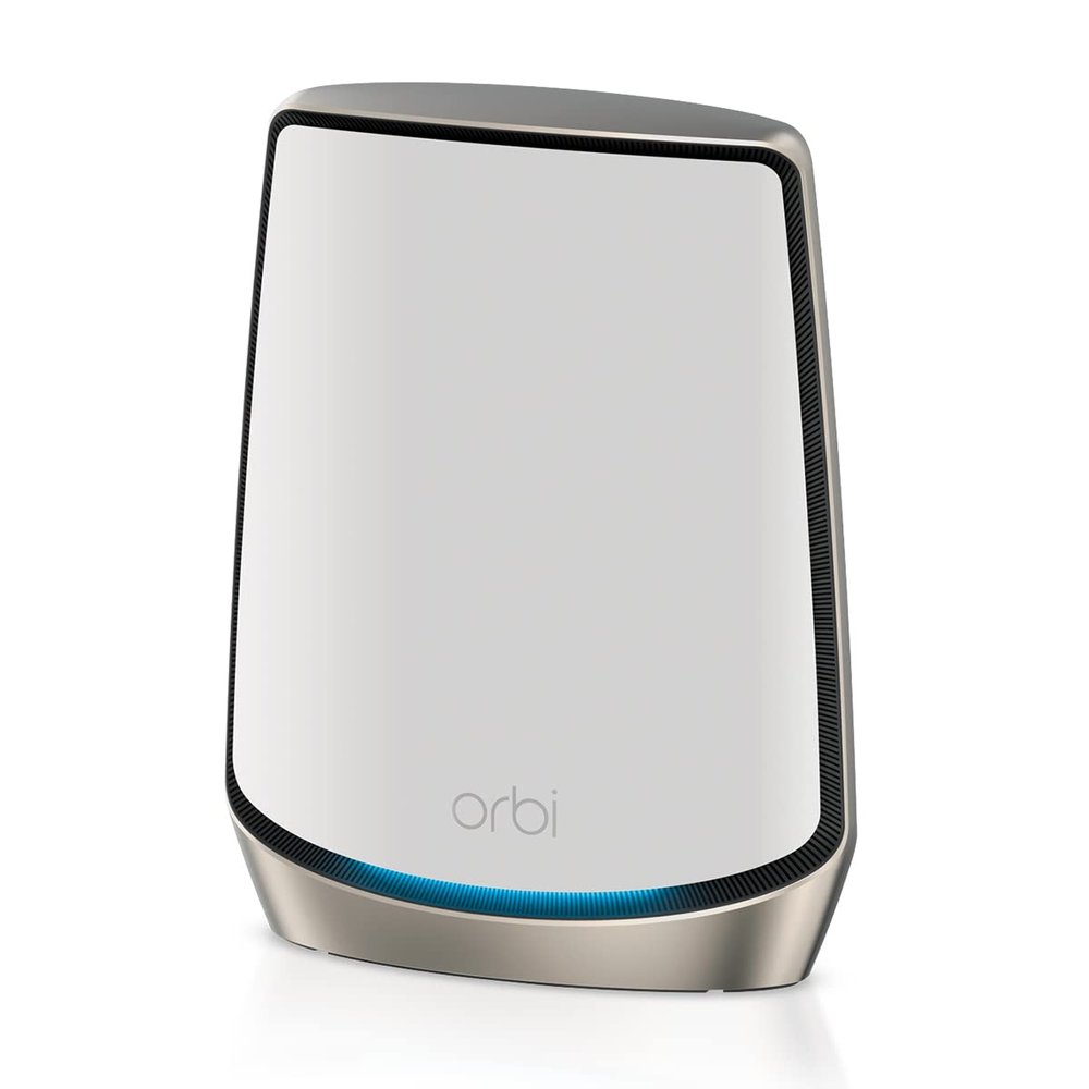 NETGEAR Orbi Tri-Band WiFi 6 Mesh Add-on Satellite (RBS860) - Works with Orbi RBR860S and RBK863S, Adds Coverage Up to 2,700 sq. ft., AX6000 (6Gbps) (Renewed)