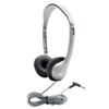 HamiltonBuhl MS2L SchoolMate Personal Stereo Headphones 25-Pack  OnEar Design, 3.5mm SlimBarrel Plug, ChewResistant DuraCord, Replaceable Leatherette Cushions  Gray view 2