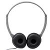 HamiltonBuhl MS2L SchoolMate Personal Stereo Headphones 25-Pack  OnEar Design, 3.5mm SlimBarrel Plug, ChewResistant DuraCord, Replaceable Leatherette Cushions  Gray view 3