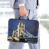 14in Laptop Case Sleeve Bag - Tower Bridge in London Print Portable Handle, Business Travel, Commuting, Accessory Pocket view 2