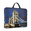 14in Laptop Case Sleeve Bag - Tower Bridge in London Print Portable Handle, Business Travel, Commuting, Accessory Pocket view 4
