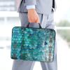 14in Laptop Case Sleeve Bag - Mermaid Scale Print Portable Handle, Business Travel, Commuting, Accessory Pocket view 2