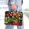 14in Laptop Case Sleeve Bag - Introduction of various vegetables Print Portable Handle, Business Travel, Commuting, Accessory Pocket view 2