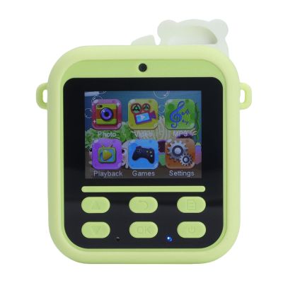 Yoidesu Kids Camera Instant Print, HD Double Lens 48MP Digital Camera with 2.4 Inch Display Screen, 16x Digital Zoom 1080P Portable Camcorder Toys for Boys Girls (Green)
