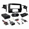 JVC Single DIN Bluetooth USB AUX AM/FM Radio LED Illumination Stereo Receiver Bundle Combo with Stereo Install Kit, Handle Bar Control Interface, 40" Wire Antenna (Fits Select 2014-Up HD Models) view 3