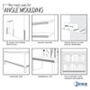 Outwater Plastics Black 1-1/2 Inch X 1-1/2 Inch X 1/8 Inch Thick Rigid Plastic Even Leg 90 Degree Angle Moulding 72 Inch Lengths (Pack of 18 Pieces, 108 feet Total) view 3