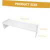 BAZEITFLOW Wooden Monitor Riser Stand for Desk Height Display Bracket Ergonomic Computer Screen Lifting Rack for Home Dorm Essentials and Eye Health Improvement view 2