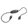 AOOOWER Versatility USB 5V to 12V Converter Cable for Computer Fan with Three Speed Control USB to 4Pin Computer Fan Cable view 1