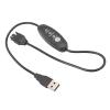 AOOOWER Versatility USB 5V to 12V Converter Cable for Computer Fan with Three Speed Control USB to 4Pin Computer Fan Cable view 3