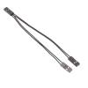 10cm Connectors Cable 2.54mm 2Pin Female to Two Male for Electronics and Module view 2