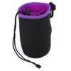 COOLHIYA Water Resistant Shockproof Camera Lens Bag Neoprene Protective Pouch with Drawstring Closure for DSLR Lens Dust and Scratch Protection view 1
