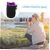 COOLHIYA Water Resistant Shockproof Camera Lens Bag Neoprene Protective Pouch with Drawstring Closure for DSLR Lens Dust and Scratch Protection view 4