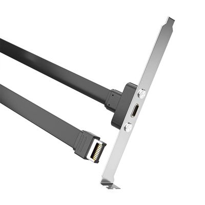 AOOOWER USB 3.1 TypeE to Type C Shielded Cable TypeE to Type C Front Panel Connection for Computer Enthusiasts