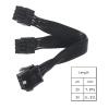 8Pin Female to 8Pin 4+4Pin Male Cable 1 to 2 Splitter for CPU Power Adapter Cord view 4