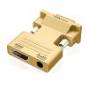 AOOOWER Compactly HDTV to VGA Converters Supporting 1080P Video and 3.5mm Output for Projectos Home Entertainment Systems view 1