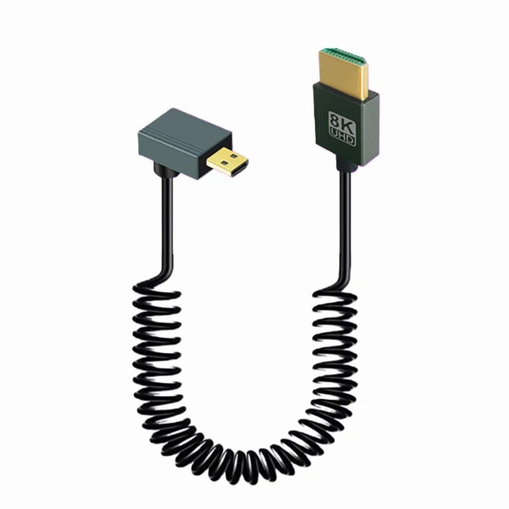 AOOOWER 8K HDTV Cord Ergonomic Designs for Easy Plugging & Unplugging Ensures Stable Signals Transmission