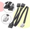 6Pin Series PCIE Power Supply Connector Cable to 4PIN D Type Power Supply for Cable view 2