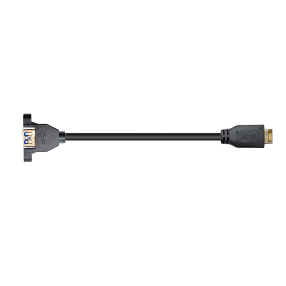 AOOOWER Fast Speed USB 3.2 Front Panel Cable 20Pin Type E to USB3.1 TypeA Extensor for Connection