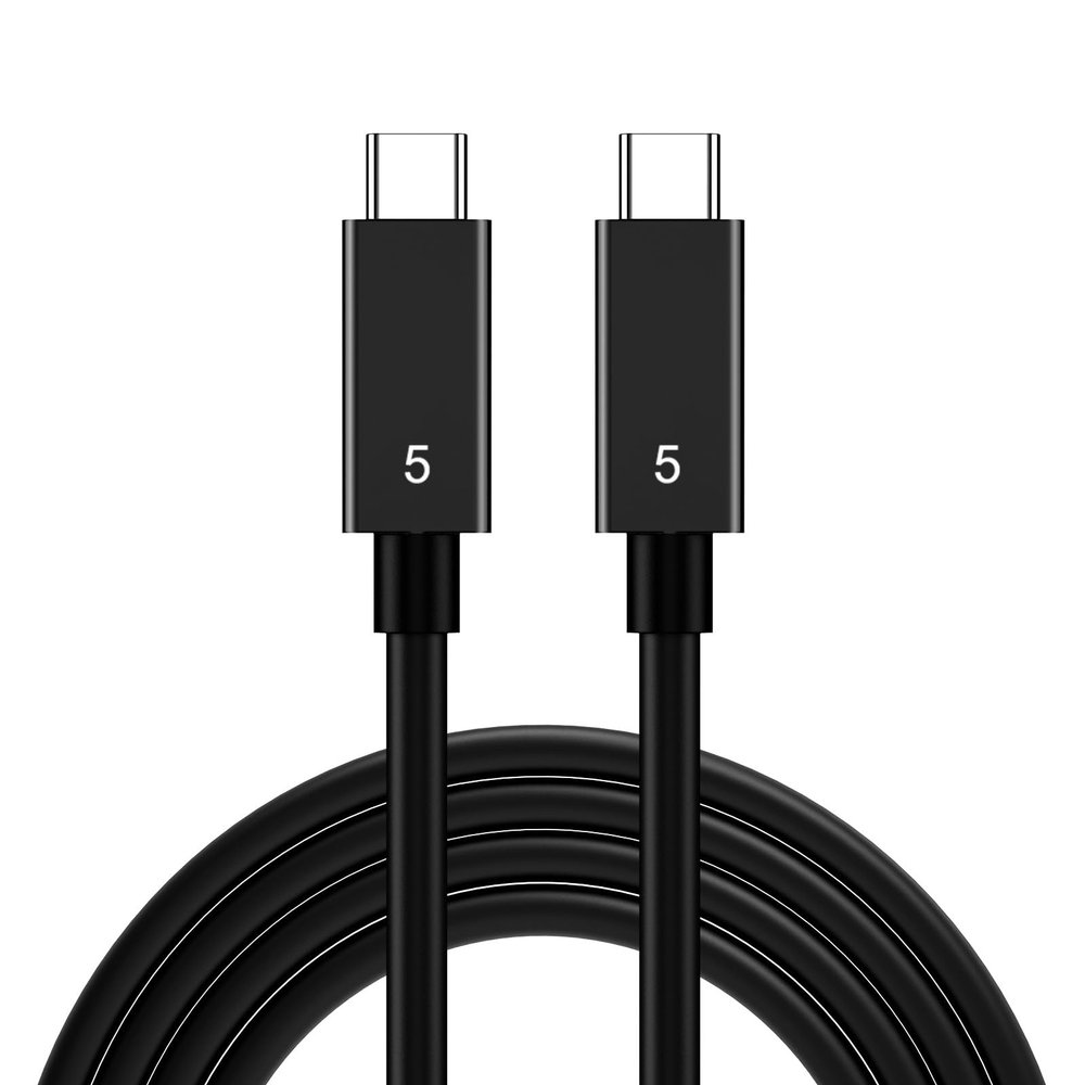 AOOOWER USB C to USB C Cable for Fast 80Gbps Data Transfer, PD240W Power Delivery, Supports Double 8K Video Output