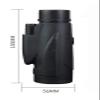 12x42 High Definition Telescope Monoculars with Tripod Adapter - Perfect for Low-Light Viewing, Travel, Hiking, and Bird Watching view 4