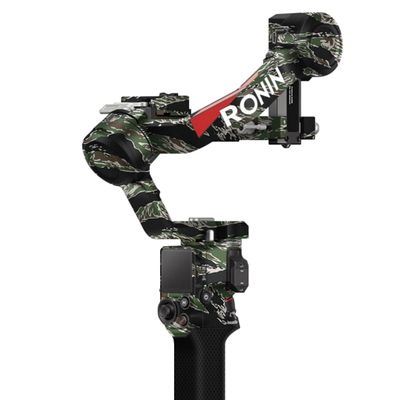 Anti-Scratch Decal Skin for DJI RS4 Stickers Stabilizer Head Protection Vinyl Wrap Film Protector Coat Ronin RS 4 S4 RoninS4 (Tiger Stripe Camo)