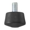 PATIKIL Rubber Foot Spike, Universal Anti-Slip M8 Thread Rubber Tripod Foot Spikes for Monopod Legs Pad Replacement Parts Designed on Smooth Uneven Surface (33x27mm) view 1