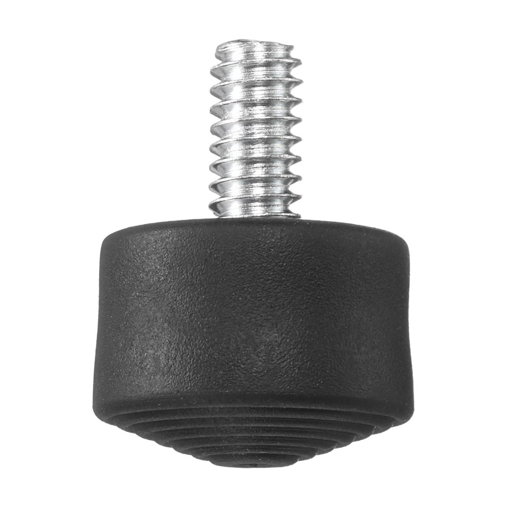 PATIKIL Rubber Foot Spike, Universal Anti-Slip 1/4 Inch Thread Rubber Tripod Foot Spikes for Monopod Legs Pad Replacement Parts Designed on Smooth Uneven Surface (28x21mm)