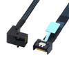 bodateng SFF-8654 MCIO 4I 4X 38-Pin to HD SFF-8643 90 Degree Support PCIe Gen5 Server Adapter Cable(0.8M) view 1